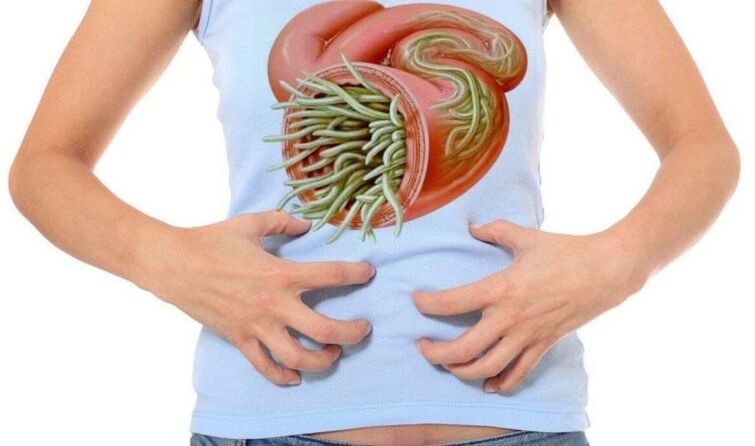 How parasites affect the body.